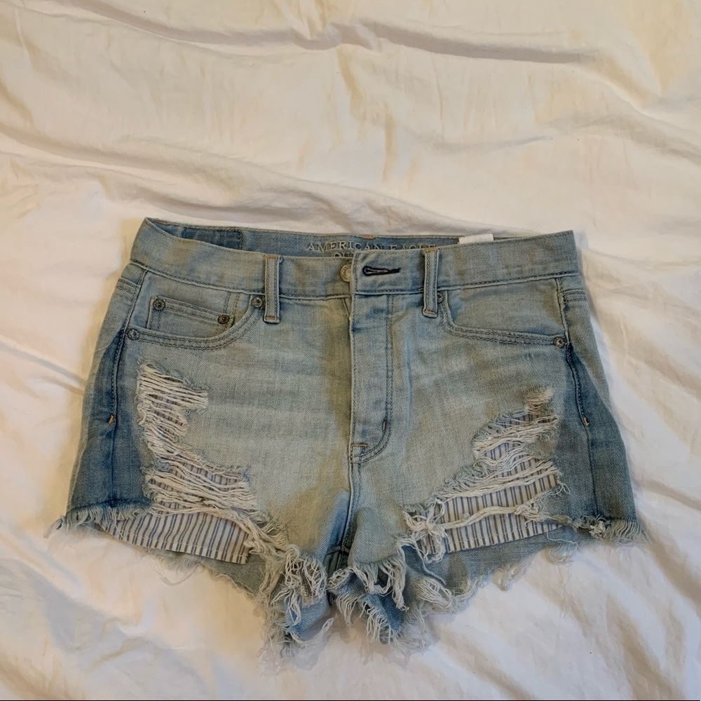 American Eagle Hi-rise Denim Shorts